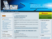 Tablet Screenshot of intelligence.worldofcomputing.net